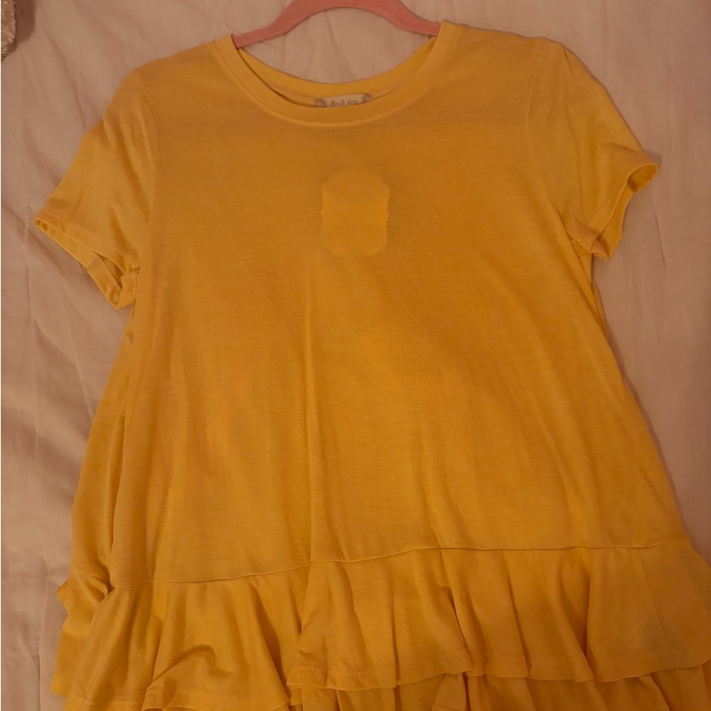 Altar'd State Sunny Yellow Tee